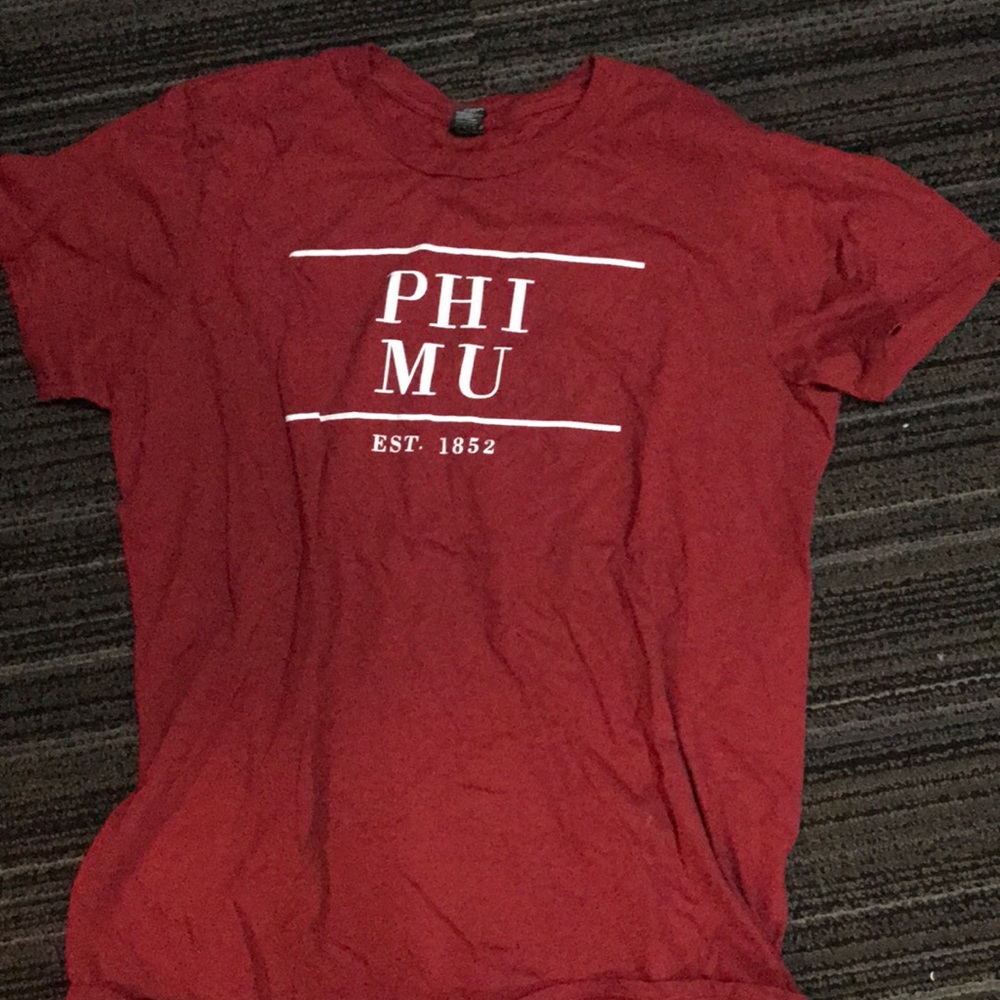 red phi mu tee